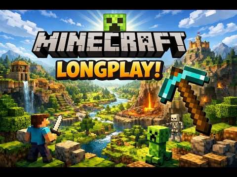 Minecraft CO-OP Longplay (No Commentary)