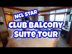 Club Balcony Suite tour on NCL Star