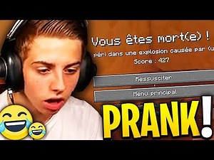 INOXTAG M'A PRANK SUR MINECRAFT !!! - Survie Minecraft #2