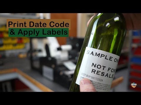 Date Coding Labels on Bottles