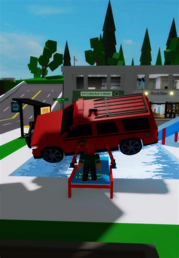 I didn’t expect the ladder to hold this 😳 #roblox #brookhaven #robloxfyp #brookhavenroblox #fyp