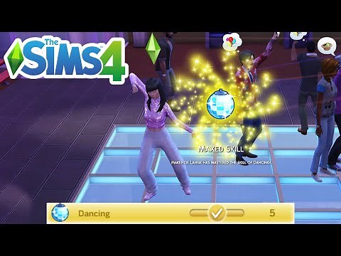 How To Max Dancing Skill Cheat (Level Up Skills Cheats) - The Sims 4