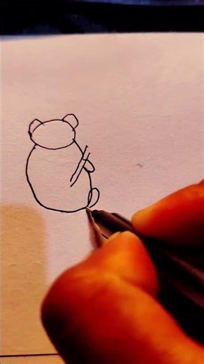 Cute Panda Drawing 🐼 | Easy Step by Step Art