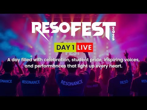ResoFEST 2025 Day 1 LIVE | A Spectacle of Celebration & Inspiration | Resonance Hyderabad