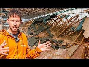 Collapsed Derelict Barn Transformation Begins! | Roof Removed & Hidden Oak Structure Revealed!