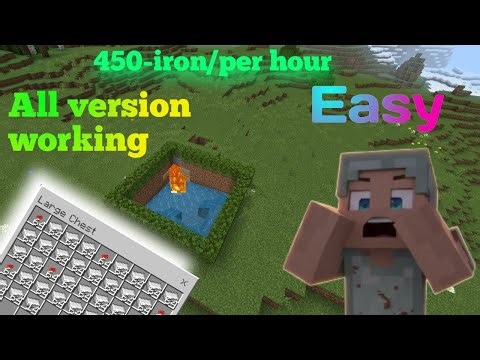 A step-by-step guide to building an iron farm in Minecraft PE #minecraft #gaming #viral #trending