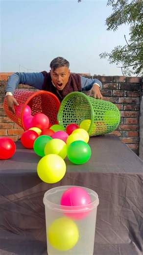 Best big ball roll funny family challenge ✅ #shorts #game