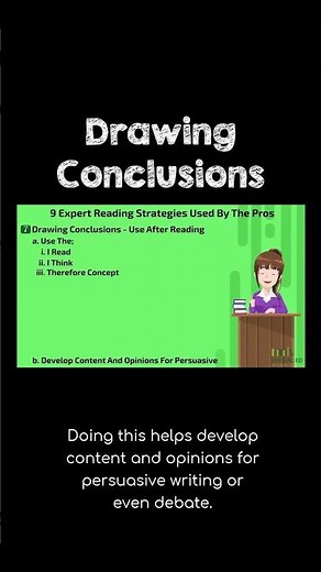 Reading Strategy: Drawing Conclusions | Special Education Resources #shorts