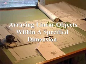 Deltacad - Arraying Linear Objects Within A Specified Dimension
