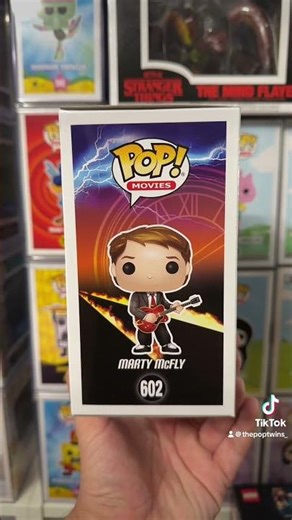 Marty McFly Funko Pop (2018 Exclusive) 🎸 Back to the Future! #shorts