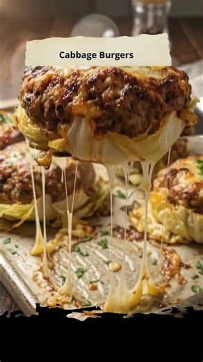 Oven-Baked Cabbage Burgers