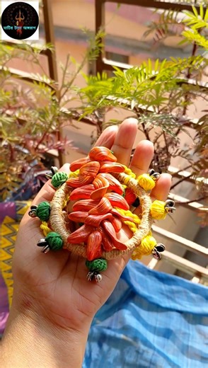 পলাশ 🍂#hailights #clayart #handmade #shortvideo #jewellery