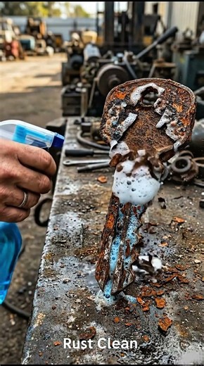 Satisfying Rust Removal On Lock Key 🔑🔥🤯 Like and Subscribe For More 😍 #viral #asmr #watchthis ❤✨