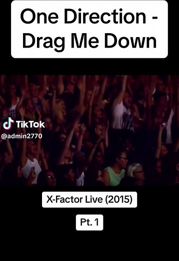 One Direction Performing Drag Me Down on X-Factor Live in 2015