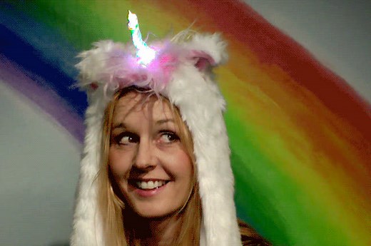 Unicorn Hat with Moving Ears