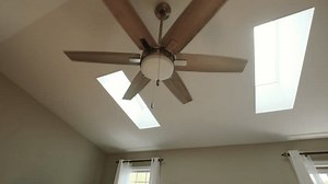 Wooden Ceiling Fan Lamp Modern Interior Stock Footage Video (100% Royalty-free) 1103684713 | Shutterstock