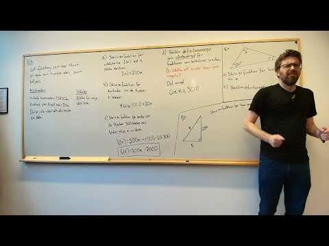 Matemtik nivå 1. Att skriva en funktion, samt begreppen definitionsmängd och värdemångd