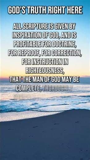 📜 Bible Verse Of The Day | 2 Timothy 3:16-17 Scripture Equips Believers