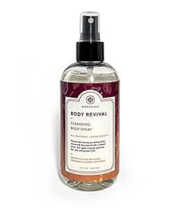 DERMAGLOVE BODY REVIVAL Full Body Cleanse and Revitalizing Spray that hydrates and refreshes the skin on-the-go. (8-ounce fine mist sprayer)