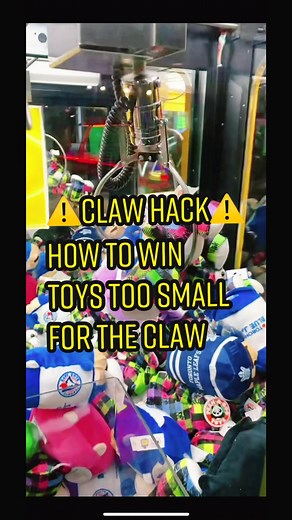 Huge trick you can use to win tiny toys that slip out of the claw! Lik...