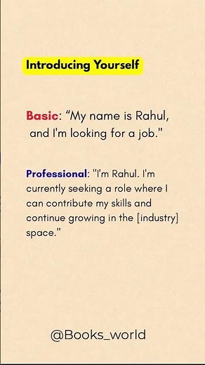 How to Introduce Yourself Professionally (This Changes Everything)