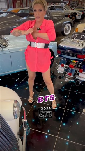 Stephanie | Cars & Las Vegas Lifestyle on Instagram: "More behind the scenes footage with @hanali.music.acro the two of us together are good for tons of laughs. Maybe we should start an act the Contortionist and the Nut 🥜 @magnesiummedia"