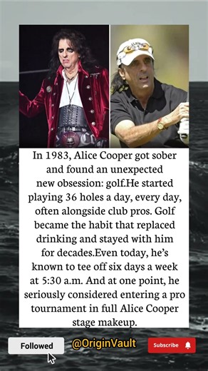 How Alice Cooper Turned His Life Around With Golf in 1983