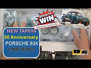 Tamiya 47524 Porsche 934 1976 50th Anniversary - First look Unboxing & Competition