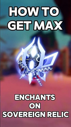 HOW TO GET MAX ENCHANTS ON SOVEREIGN RELICS #roblox #fisch #shorts