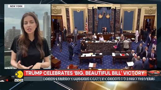 The US Senate has passed Donald Trump’s sweeping text and spending bill, by a narrow margin after an 18-hour debate Meanwhile, Vice President JD Vance casted the final tie-breaking vote Shivan Chanana brings you this report by Susan Tehrani | WION