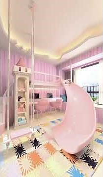 kids room decorating ideas// creative girls room ideas #kidsfashion#girls#pink#interiordesign#2021