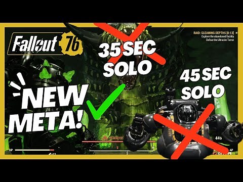 Fallout 76 Has a New Heavy Gunner META! SOLO Every BOSS 35sec Snake! 45sec Bot Boss (Build Guide)