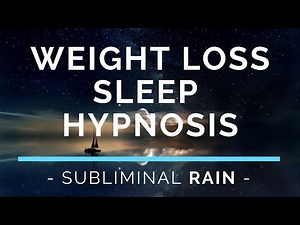 Drop Pounds While You Sleep | 8 Hr Subliminal Weight Loss Hypnosis + Rain Sounds