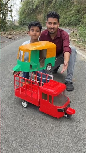 Auto Rickshaw & Rc Small Size Turck Unboxing