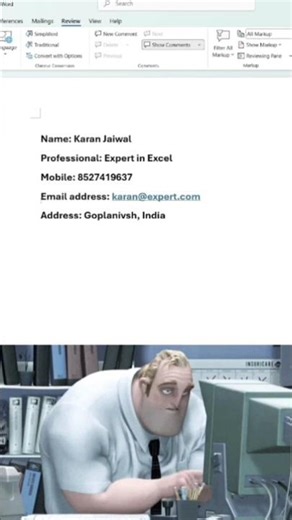 Create QR Code in MS Word in 20 seconds ! 😲🚀 #MSWord #QRCode #ComputerTips #LearnWord #TechShorts