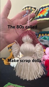 Forgotten 80s Craft… Scrap Yarn Dolls With Your Kids 🧶