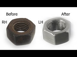 Changing Thread Direction on a Nut- Left Hand Thread- Makeshift Cutter - TIG Welding