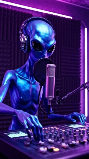 Edm Alien #dreamscreenai #aivideo #animation #alien #edm #music #clubmusic