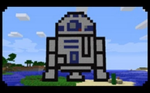 【MagmaMusen】Minecraft：像素画周五(R2D2)
