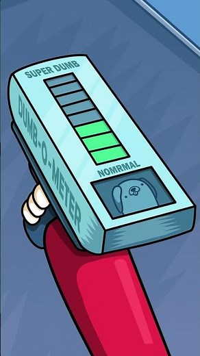 Dumb-O-Meter (Original Animation Meme) #shorts