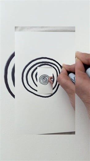 🔥Infinite circle loop💥 #illusion #art #satisfying