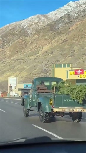 This old #international #Pickup #Truck hauling it in Moab Utah.