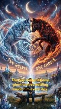 The Two Wolves Inside Every Person—His Grandfather’s Answer Changed His Life #lifelesson #motivation