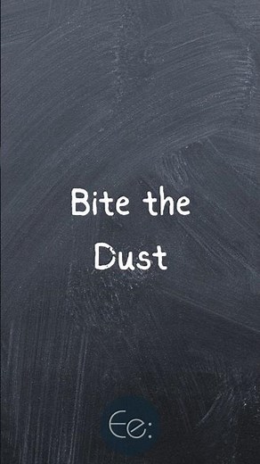 Bite the Dust 💥😬 What Does It Mean? #english #explained #phrases #idioms #expression #meaning #slang