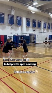 77K views · 200 reactions | Fun serving drill to help volleyball...