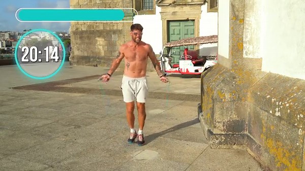 Jump Rope + Pushup Ladder Workout (Build Muscle!)