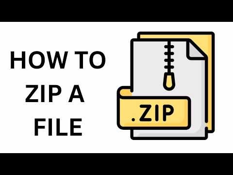 How To Zip A File