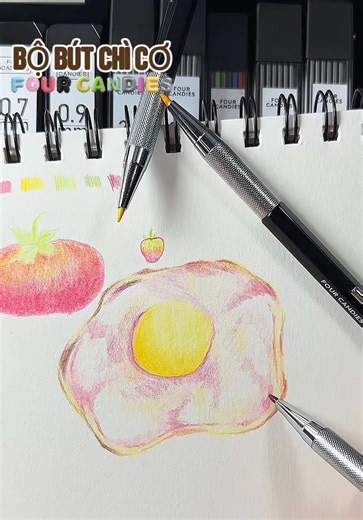 Bộ bút chì màu xịn cho các tín đồ mỹ thuật