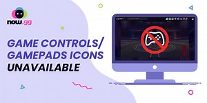 Why game controls/gamepad icon is not available while playing a game on now.gg