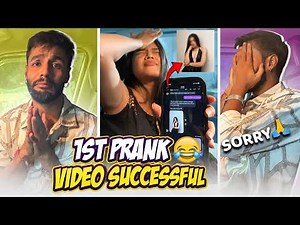I Tried My First Prank… BIG MISTAKE 😭 | Emotional & Apology Ending